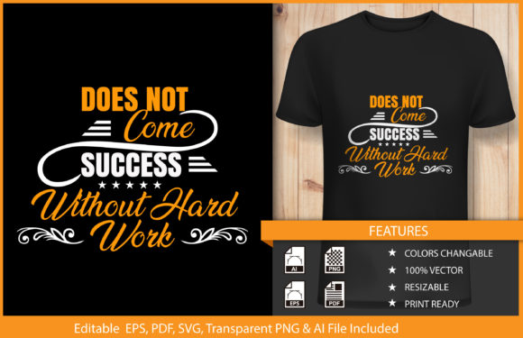Does Not Success Typography T-shirt Embroidery Review