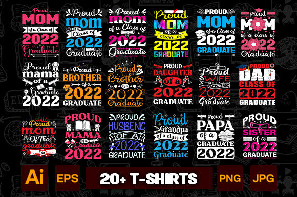 Graduation Design Bundle Collection Graphics and Print Templates