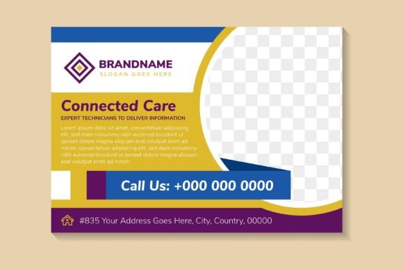 Horizontal Banner Connercted Care Graphics and Print Templates Review