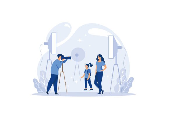 Photography Class Illustration: Graphics and Illustrations for Educational Content