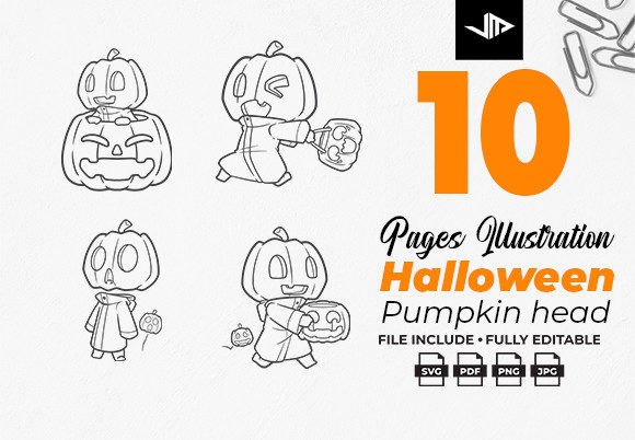Review: Coloring Pumpkin Head Halloween Embroidery Design