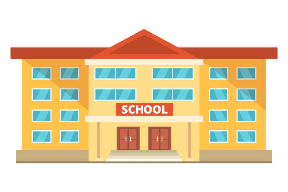 School Building Graphics and Illustrations for Crafters