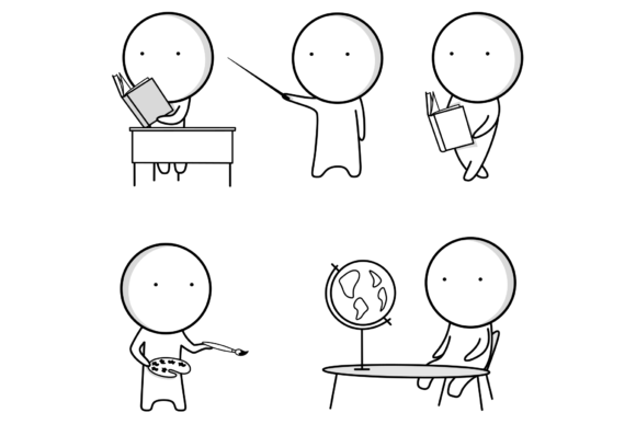 School Icons, Education Icons, Learning Graphics and Icons