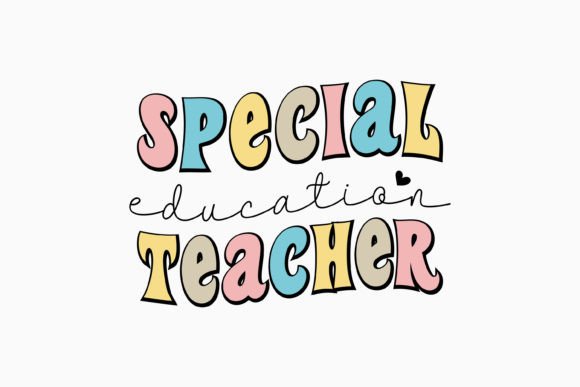 Special Education Teacher Retro Svg Graphics and Crafts Review