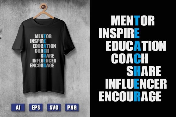 Teacher T-shirt Design 02: Graphics for T-Shirt Designs